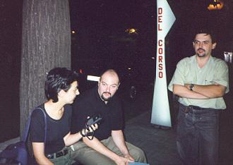 Sacha Rosel, Carlo Lucarelli e Mauro Smocovich